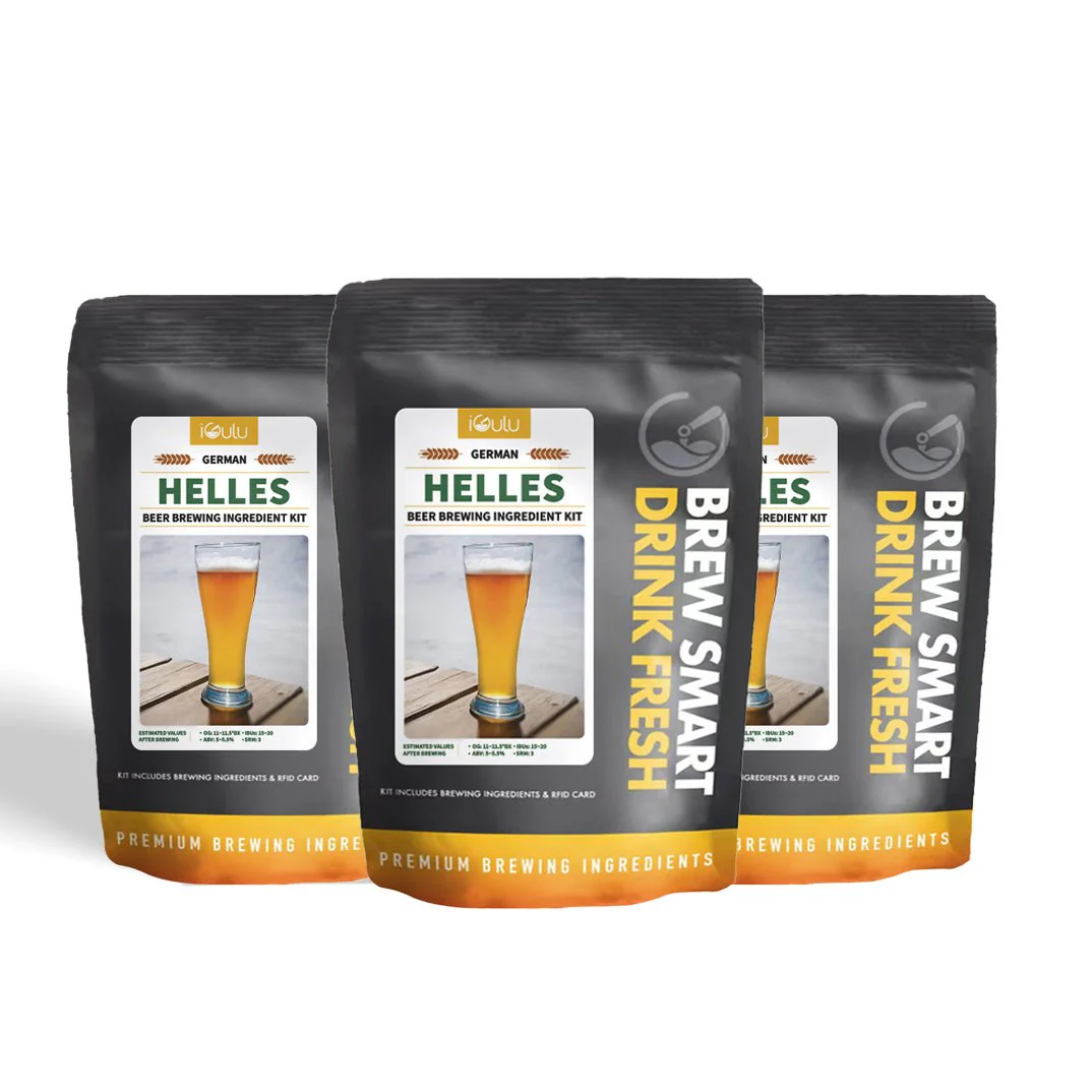 iGulu German Helles Beer Brewing Ingredient Kit - Image 3