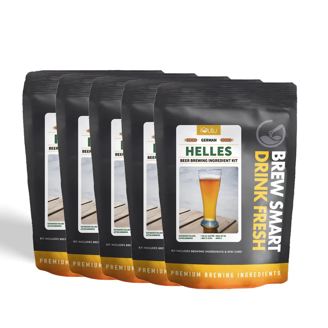 iGulu German Helles Beer Brewing Ingredient Kit - Image 4