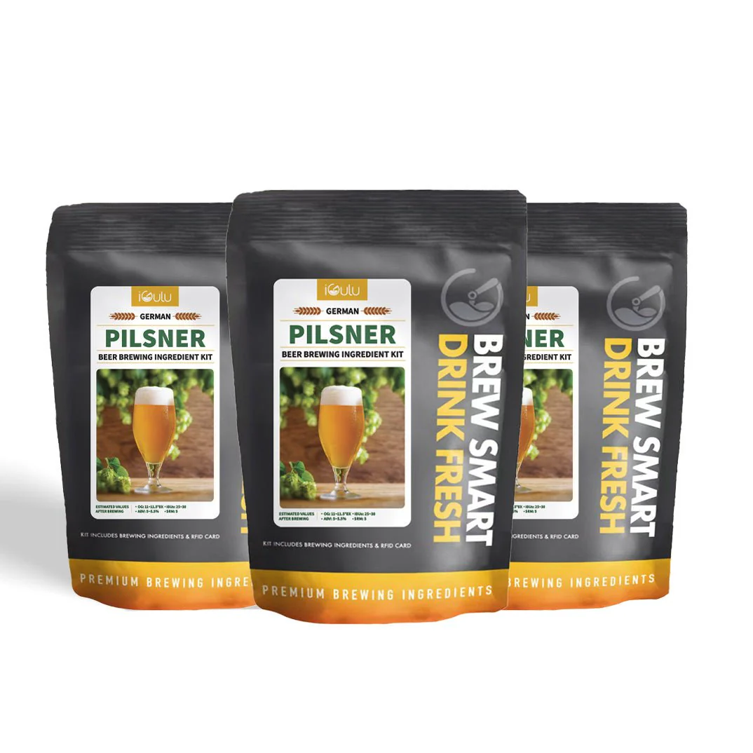 iGulu German Pilsner Beer Brewing Ingredient Kit - Image 6