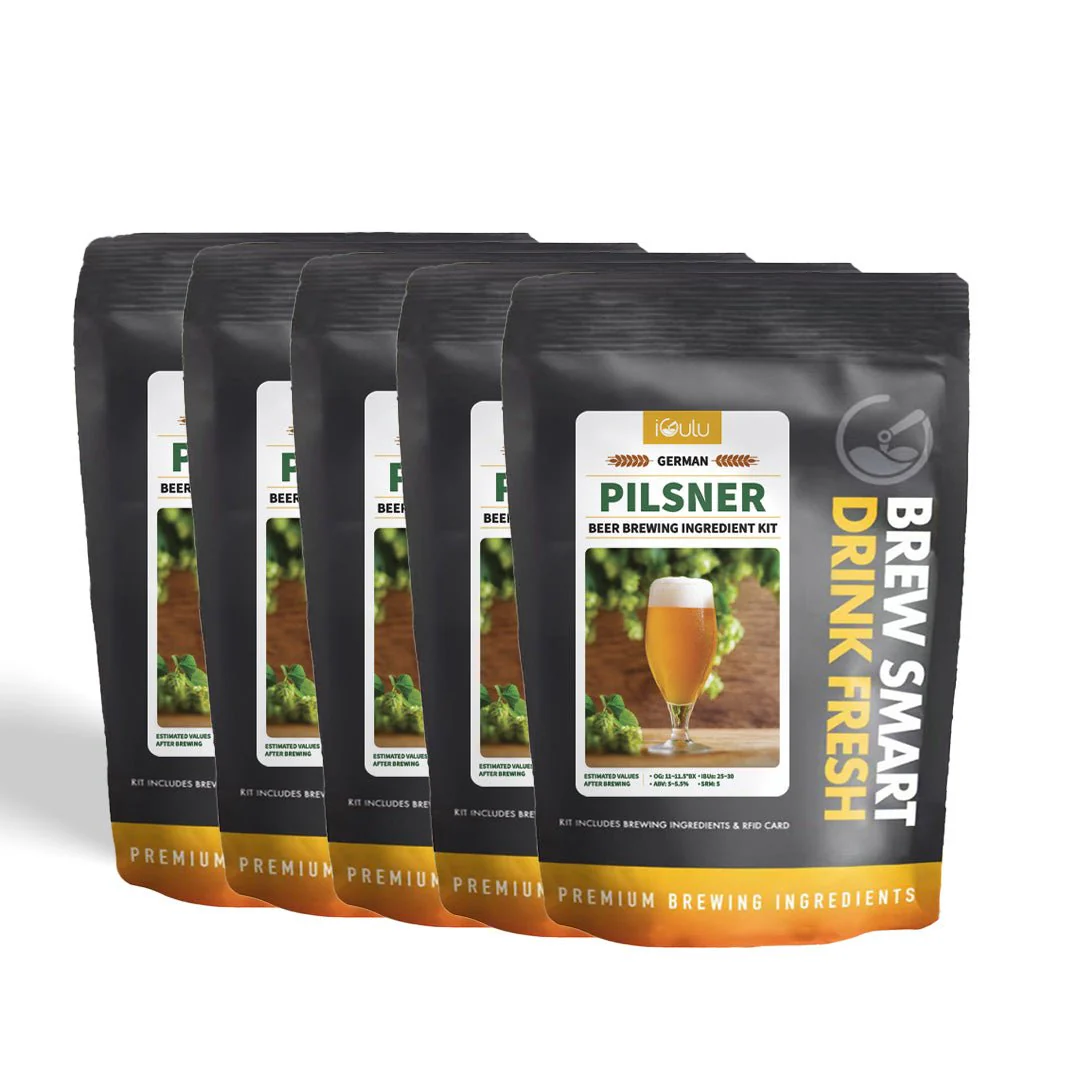 iGulu German Pilsner Beer Brewing Ingredient Kit - Image 7