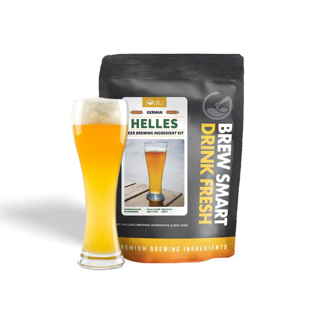 iGulu German Helles Beer Brewing  Ingredient Kit Subscription