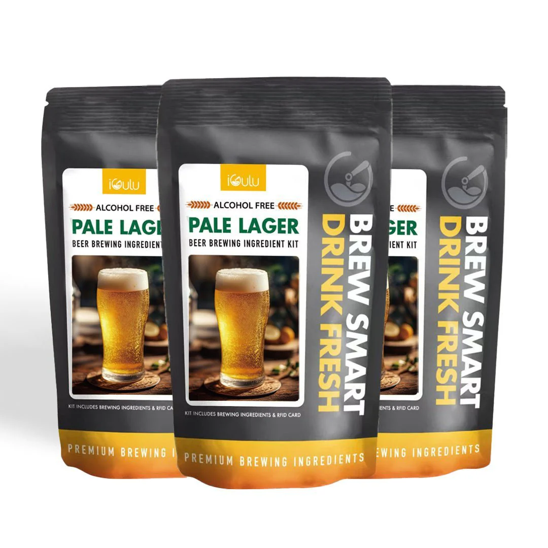 iGulu Alcohol Free Pale Lager Beer Brewing Ingredient Kit - Image 3