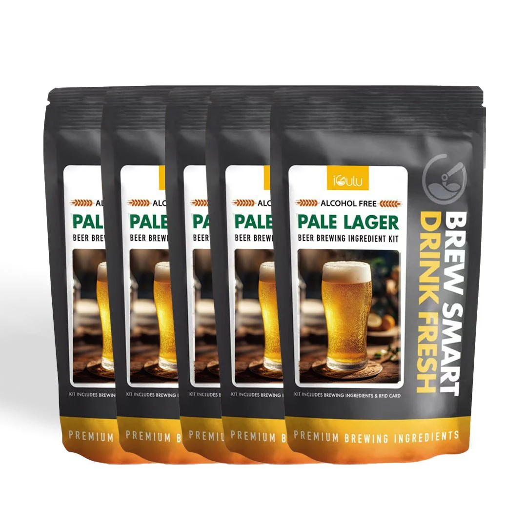 iGulu Alcohol Free Pale Lager Beer Brewing Ingredient Kit - Image 4