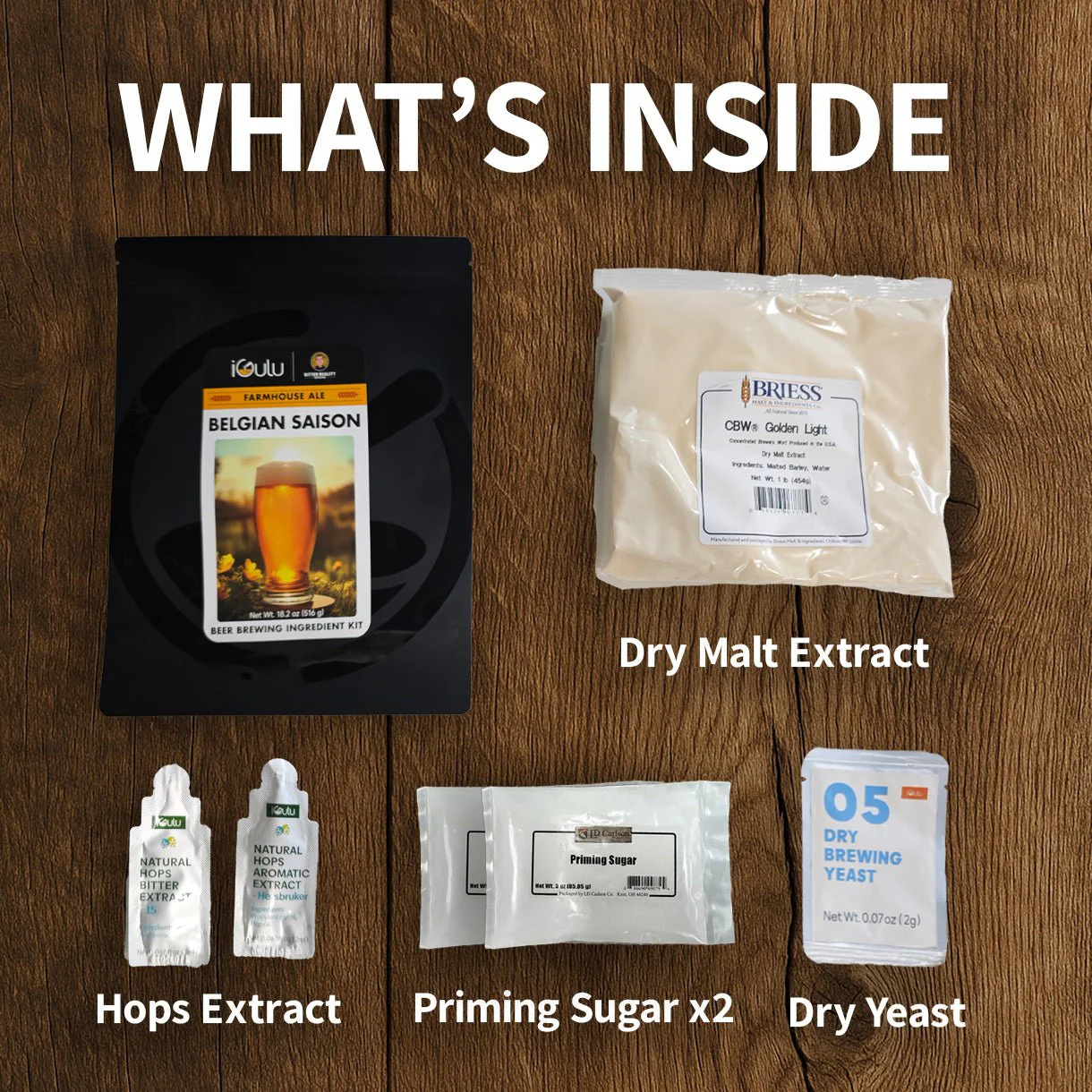 iGulu Belgian Saison Brewing Ingredient Kit - Image 8