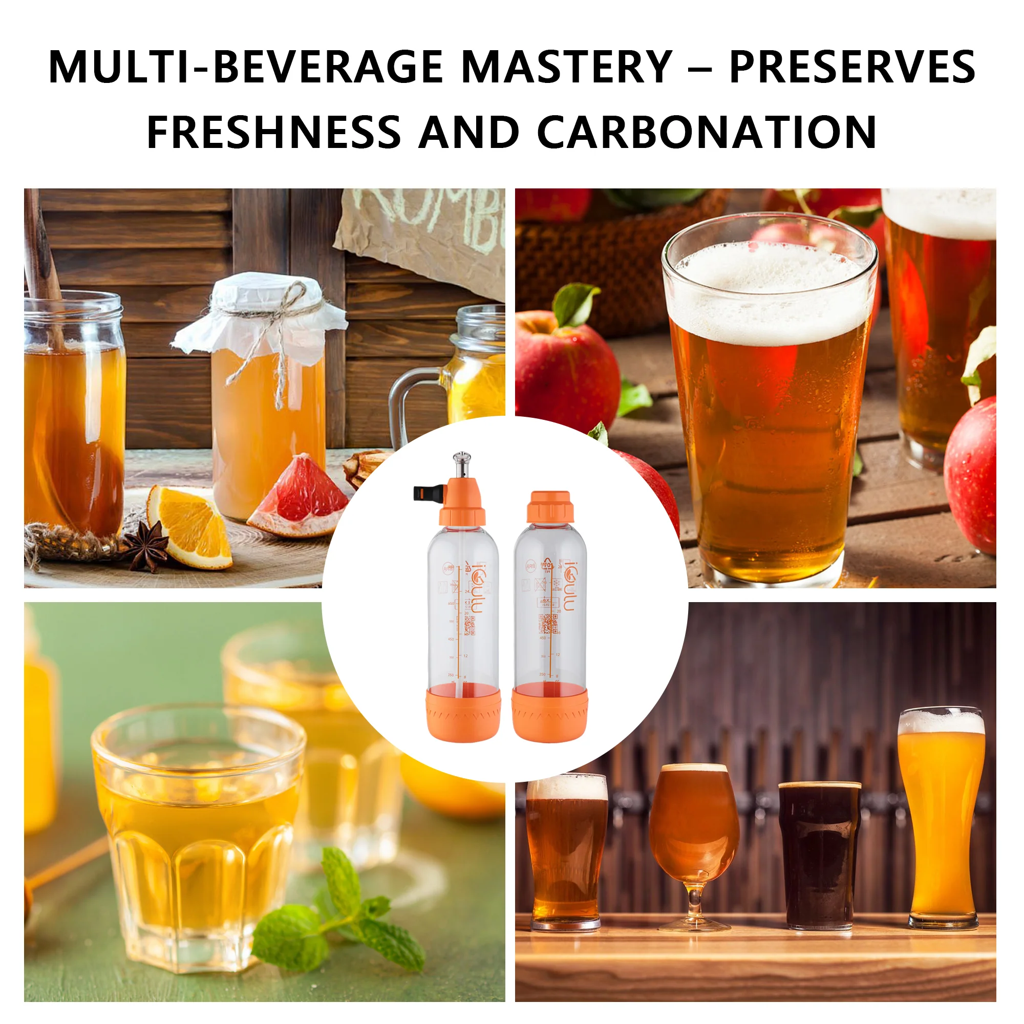 iGulu Home Brew Pressure Bottle Set of 2 - Image 4