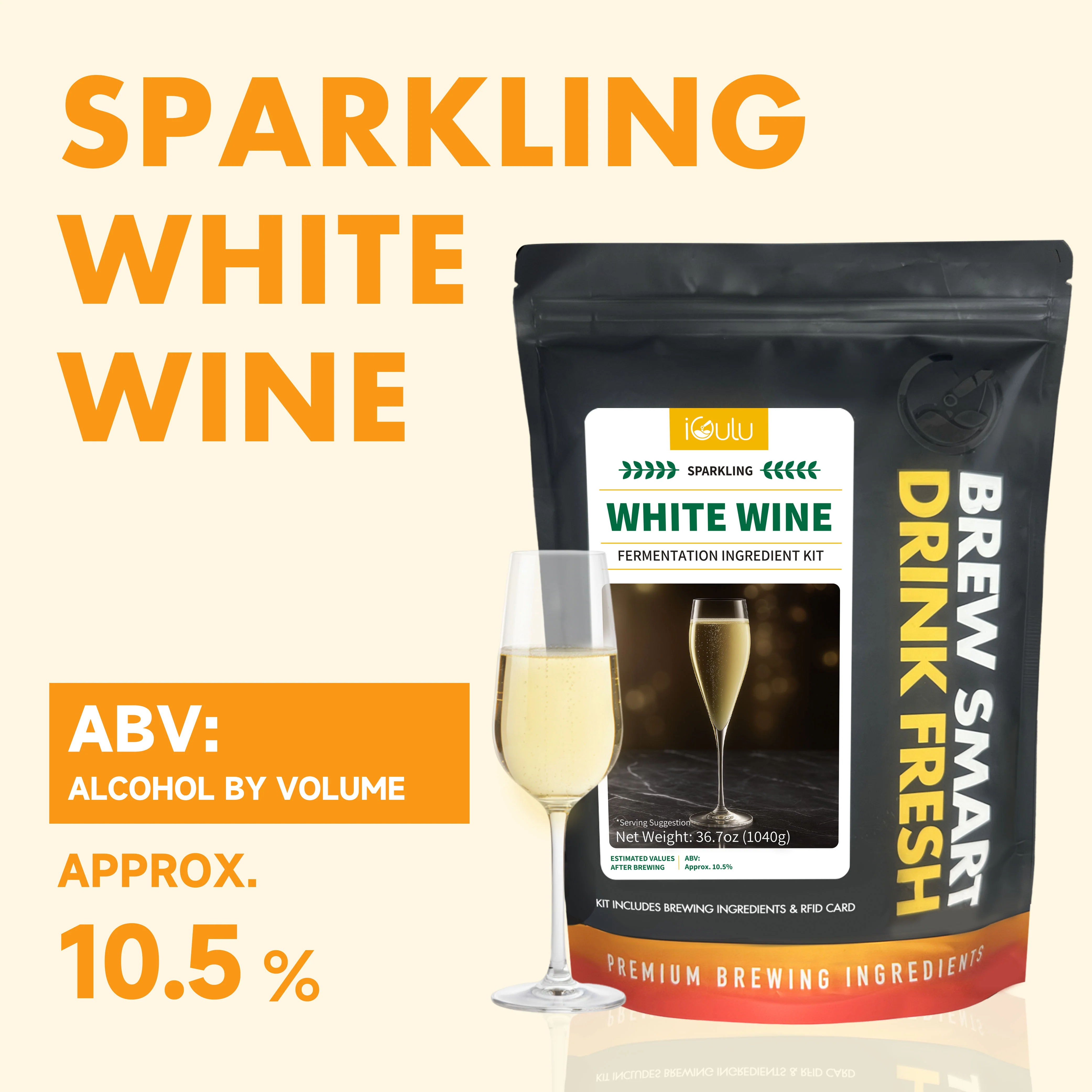 iGulu Sparkling White Wine Brewing Ingredient Kit - Image 3