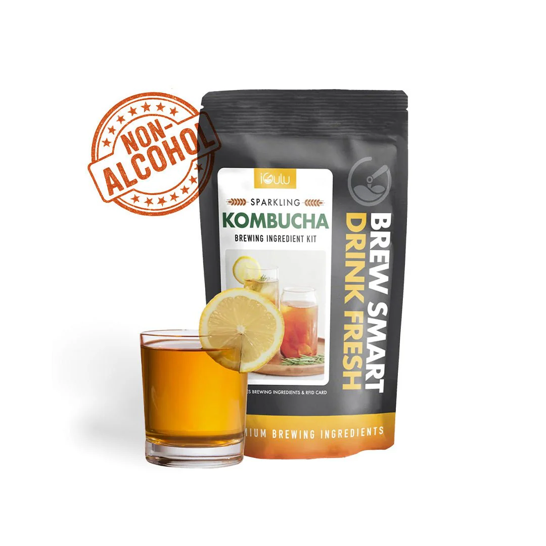 iGulu Sparkling Kombucha Brewing Ingredient Kit