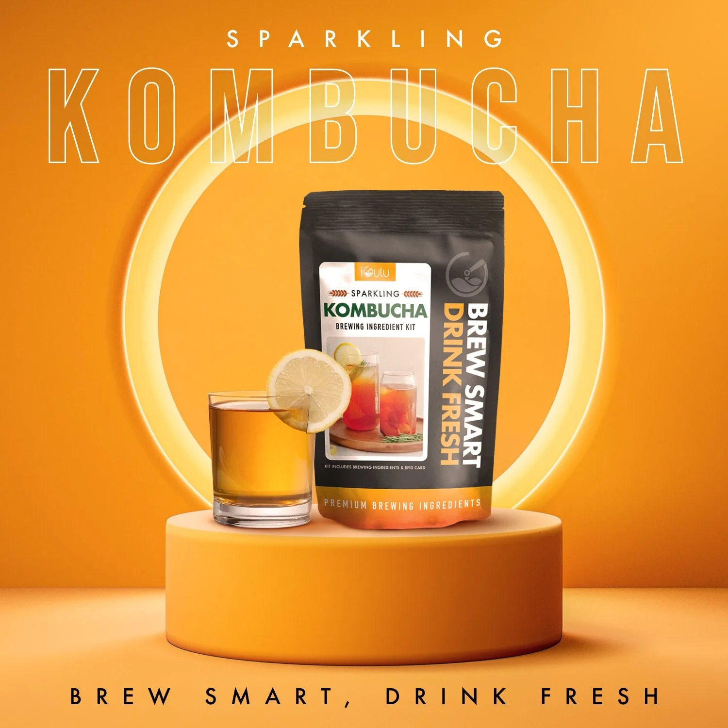 iGulu Sparkling Kombucha Brewing Ingredient Kit - Image 6